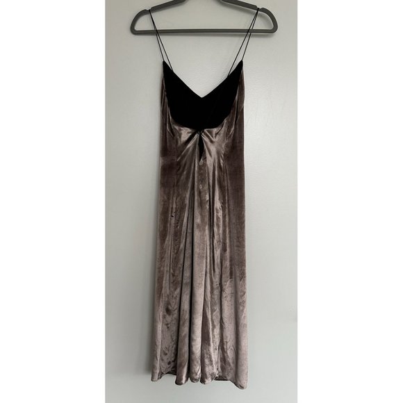 rag & bone Parker Velvet Slip Dress in Mauve / Blush - Picture 3 of 8